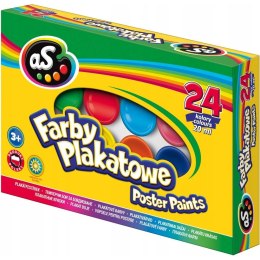 Farby plakatowe 24kol. 20ml. 