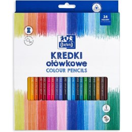 Kredki ołówkowe REGULAR 24 kolory 400174525 OXFORD