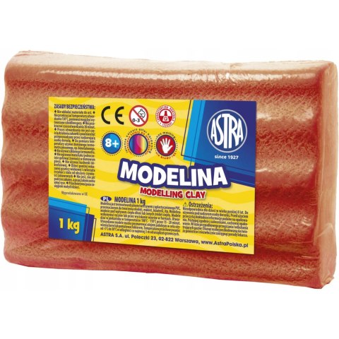 Modelina Astra 1 kg czerwona 304111009 ASTRA