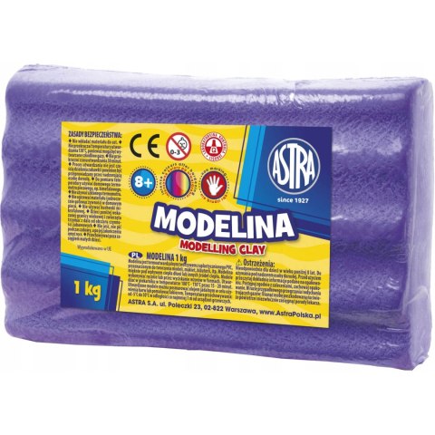 Modelina Astra 1 kg fioletowa 304111003 ASTRA