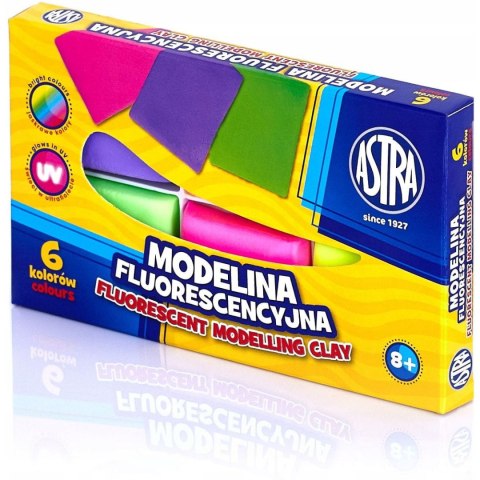 Modelina fluorescencyjna 6 kolorów 83911902 ASTRA