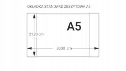 Okładka zeszytowa A5-212 bezbarwna (10szt.) OZK10-01-02 BIURFOL