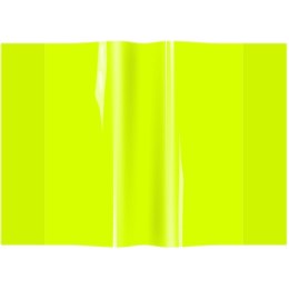 Okładka zeszytowa A5 pvc neon żółty (10) OZN-A5-02 BIURFOL