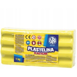 Plastelina Astra 1 kg cytrynowa 303111004 ASTRA