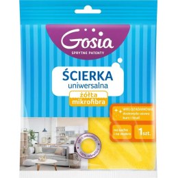 Ścierka uniwersalna MICROFIBRA żółta 36x38cm GOSIA