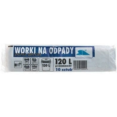 Worki na śmieci LDPE 120L czarne(10 szt) 70cm/110cm