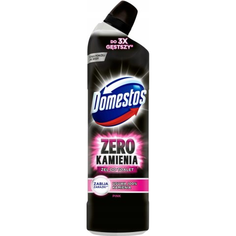 Żel do czyszczenia WC DOMESTOS 750 ml ZERO Kamienia PINK