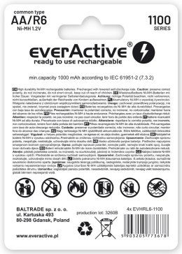 Akumulatorek EVERACTIVE Infinity Line AA/HR6 1100mAh (4szt)