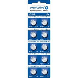 Bateria EVERACTIVE AG12/LR1142/SR43/LR43 1,5V alkaliczna blister (10szt)