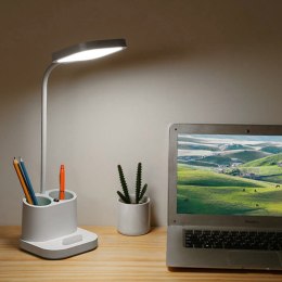 Lampka biurkowa led PLATINET PEN HOLDER biala 4W (45777)