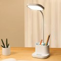 Lampka biurkowa led PLATINET PEN HOLDER biala 4W (45777)