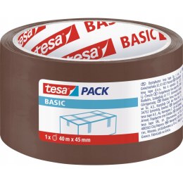 Taśma pakowa BASIC 40m x 45mm brązowa 58575-00000-00 TESA