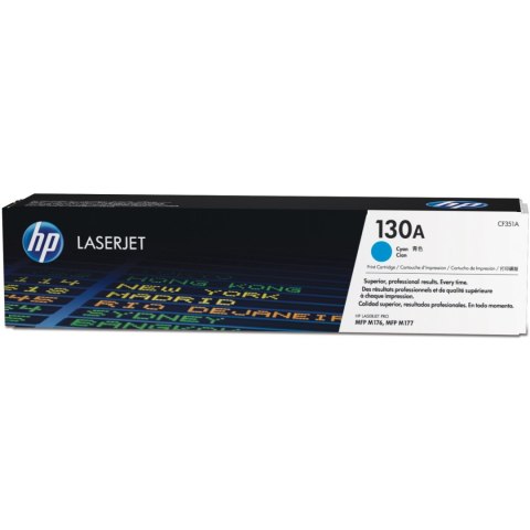 Toner HP 130A (CF351A) niebieski 1000str