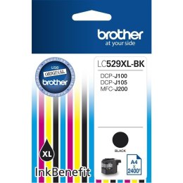 Tusz BROTHER (LC529XL-BK) czarny 2400str