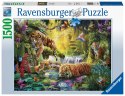 Ravensburger Puzzle 2D 1500 elementów: Spokojne tygrysy 16005