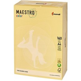 Papier ksero A4 160g MAESTRO COLOR YE23 pastel żółty (250ark)