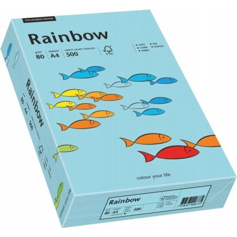 Papier ksero A4 80g RAINBOW R84 morski 88042717