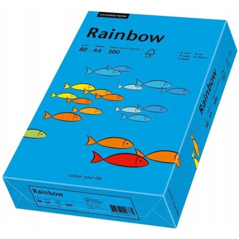 Papier ksero A4 80g RAINBOW R88 ciemnoniebieski 88042761