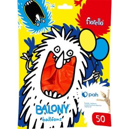 Balony 12` metalizowane CZERWONE (50) 170-2634 FIORELLO