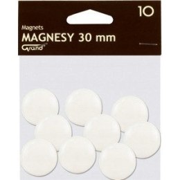 Magnesy 30mm GRAND białe (10szt.) 130-1693 GRAND