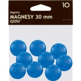 Magnesy 30mm niebieskie (10szt.) 130-1696 GRAND