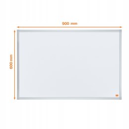 Tablica suchościeralna magnetyczna stalowa 90x60cm NOBO ESSENTIALS 1915673