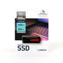 Dysk SSD zewnętrzny 500GB PLATINET USB 3.2 1053/890MB/s czarny (45869)