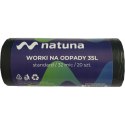 Worki na śmieci NATUNA 35L standard (20szt) 32mic LDPE