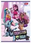 Zeszyt A5 32k 3linia kolorowa 70g MONSTER HIGH UNIPAP