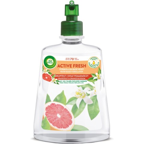 Odświeżacz wkład AIR WICK Active Fresh 228ml Grejpfrut i Kwiat Pomarańczy *10073