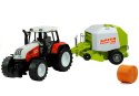 Duży Traktor z Maszyną 3 Modele Ruchome Elementy 65 cm