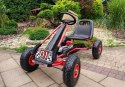 Gokart Czerwony A-15 Pompowane Koła