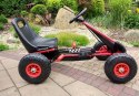 Gokart Czerwony A-15 Pompowane Koła