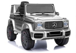 Auto na akumulator Mercedes G63 Srebrny Lakier