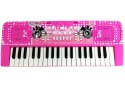 Keyboard Pianino Organy Dla Dzieci 37 Klawiszy z Mikrofonem Różowy