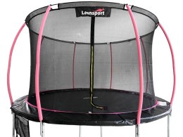 Trampolina LEAN Sport Max 10ft Czarno-Różowa