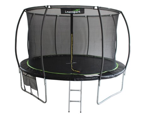 Trampolina LEAN Sport Max 16ft Czarno-Zielona