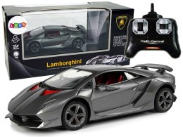 Auto Sportowe R/C 1:24 Lamborghini Srebrne 2.4 G Światła