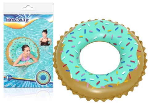 Koło Do Pływania Donut Miętowy 91 cm Bestway 36300