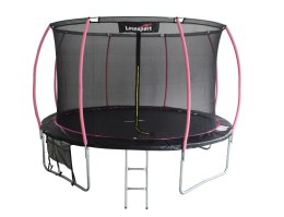 Trampolina LEAN Sport Max 16ft Czarno-Różowa