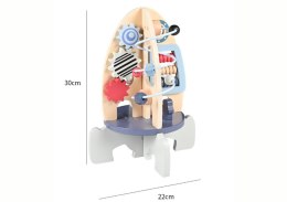 Drewniana Rakieta Edukacyjna Koraliki Koła Zębate