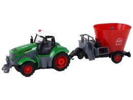 Traktor RC Zdalnie Sterowany Przyczepa Do Żniw Efekty Świetlne