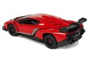 Auto Sportowe R/C 1:24 Lamborghini Veneno Czerwone 2.4 G Światła